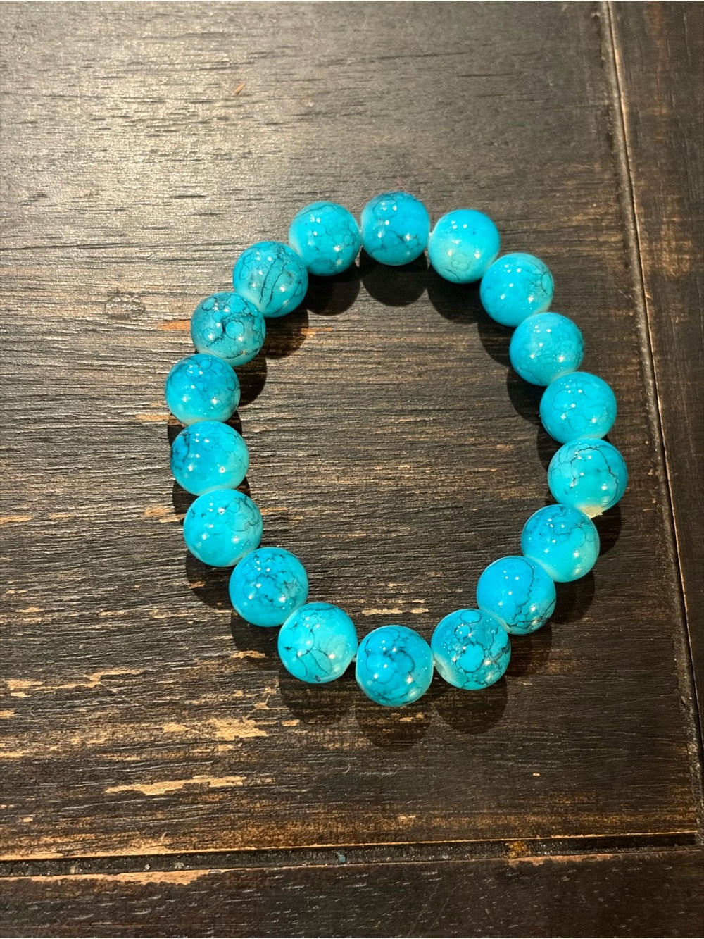 Blue Glass Bracelet